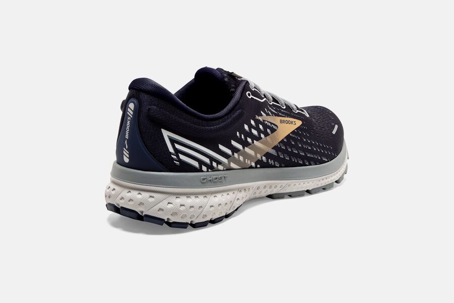 Brooks Ghost 13 Road Running Shoes Mens - Black/Gold - PKSNR-4163